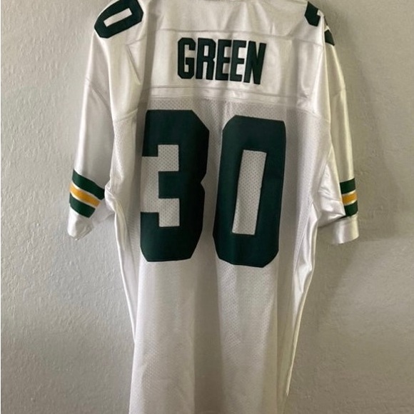 Green Bay Packers Ahman Green #30 NFL White Reebok Jersey - Picture 5 of 6